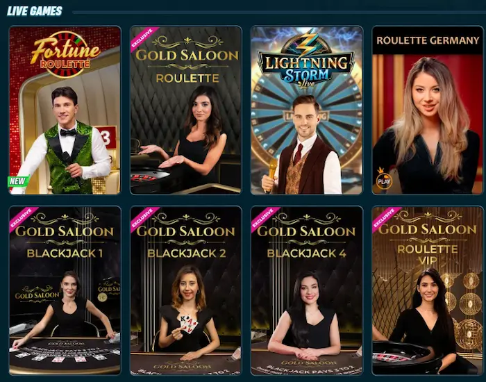 Caspero Casino live